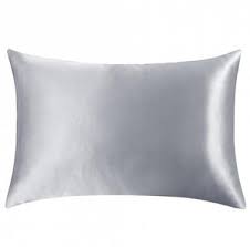 Silver Silk Pillowcase